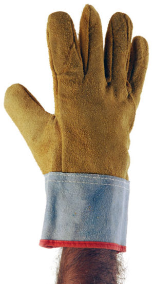 GUANTE DESCARNE AMERICANO AMARILLO PUÑO CORTO IRAM