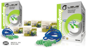 PROTECTOR AUDITIVO ENDOAURAL LIBUS QUANTUM TRIALETEADO CON CORDEL NRR 22 DB
