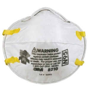 RESPIRADOR 3M 8210 N95 PARA POLVOS HUMOS Y NEBLINAS
