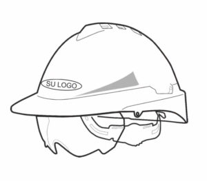 COLOCACION DE LOGO IMPRESO SOBRE CASCO LIBUS MILENIUM CLASS