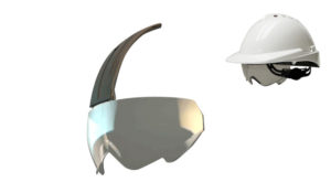 VISOR PARA CASCO MILENIUM GRIS