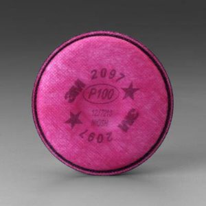 FILTRO 3M 2097 P100 PARA PARTÍCULAS Y VAPORES ORGÁNICOS