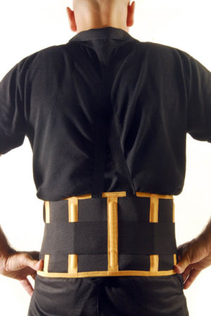FAJA LUMBAR REFORZADA 5 BALLENAS Y ANTIDESLIZANTE