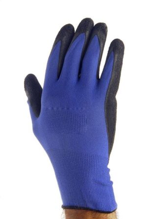 GUANTE TEJIDO NYLON G13 RECUBIERTO CON LATEX RUGOSO
