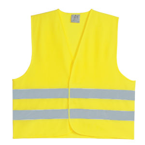 CHALECO FLUO AMARILLO CON REFLECTIVO LIVIANO