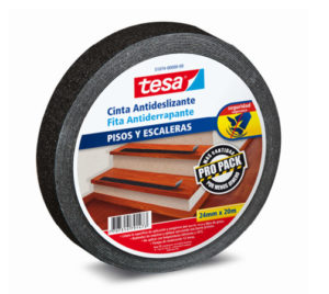 CINTA ANTIDESLIZANTE NEGRA PROPOSITO GENERAL 24 MM X 20 MTS