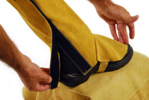 POLAINA DESCARNE PARA SOLDADOR ESPECIAL CON VELCRO